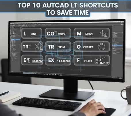 Top 10 AutoCAD LT Shortcuts Key to Save Time