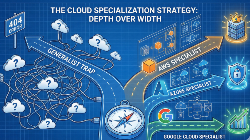 The "Generalist" Trap: Why Learning "Everything" in Cloud Computing Will Get You Nothing