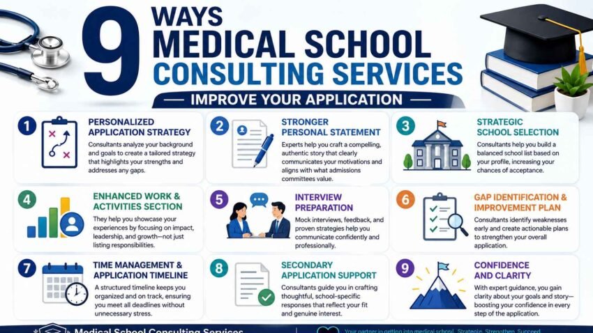 9 Ways Medical School Consulting Services Improve Your Application